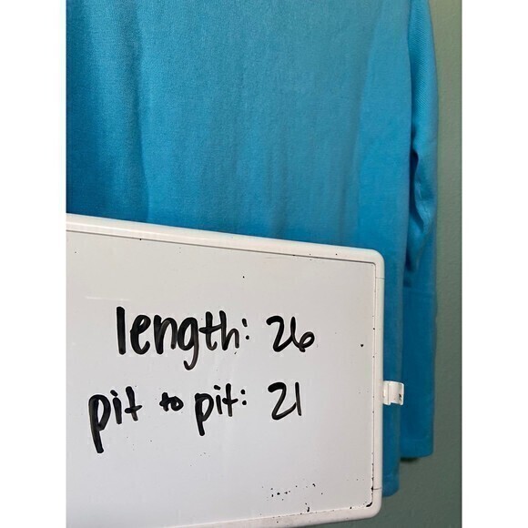 NWT Quacker Factory Women’s Blue Beaded Snowman Sweater Medium - Picture 8 of 8